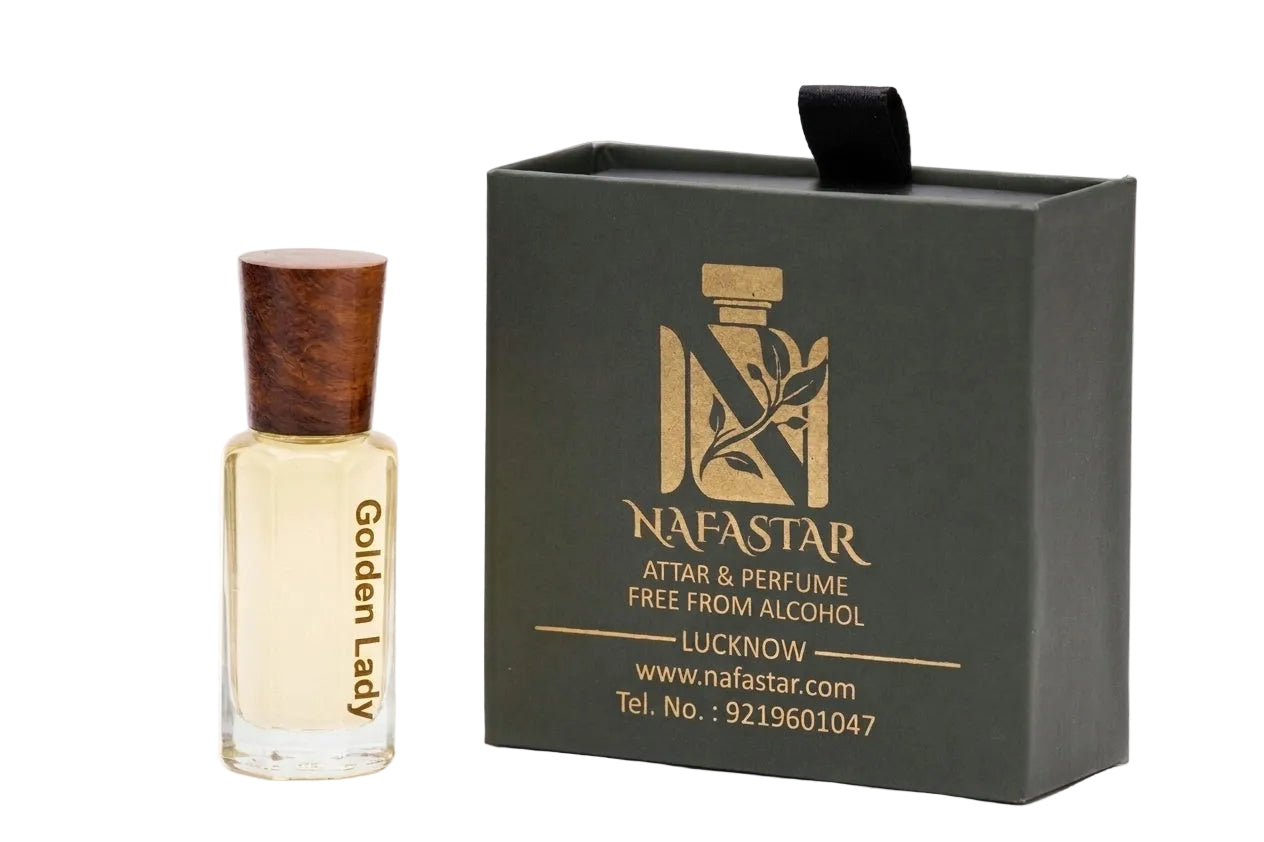 Nafastar Golden Lady | Premium Floral-Woody Attar