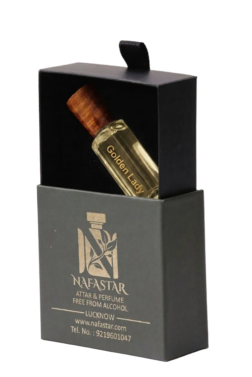 Nafastar Golden Lady | Premium Floral-Woody Attar