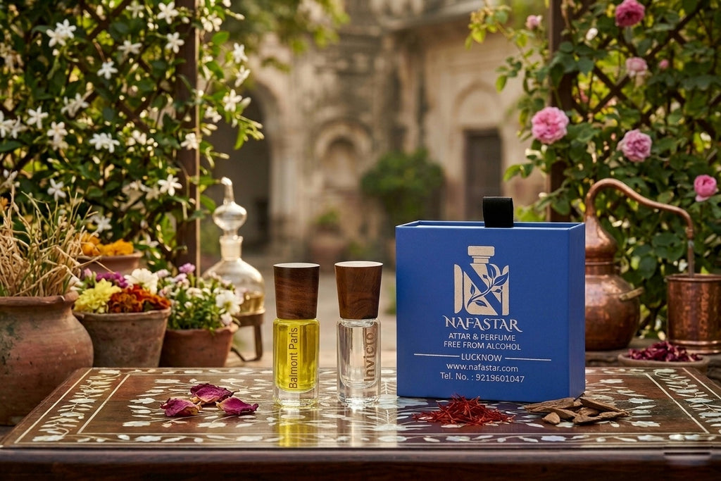 Nafas Premium Attar Combo of 2 Pack - Balmont Paris & Invicto