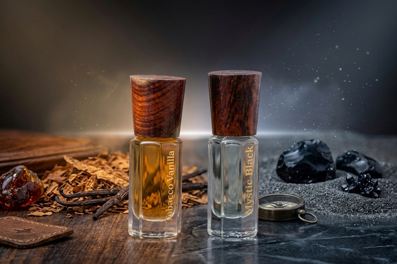 Nafastar Mystic Black Duo | Luxury Floral-Spicy & Tobacco-Vanilla Perfume