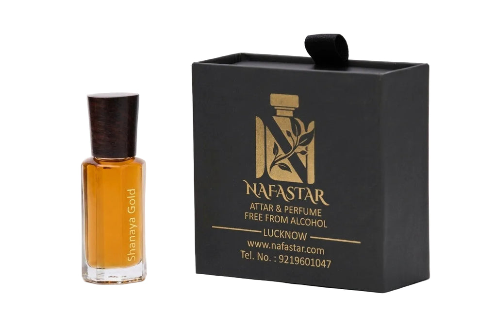 Nafastar Shanaya Gold Concentrated Perfume Oil – Unisex Luxury Attar