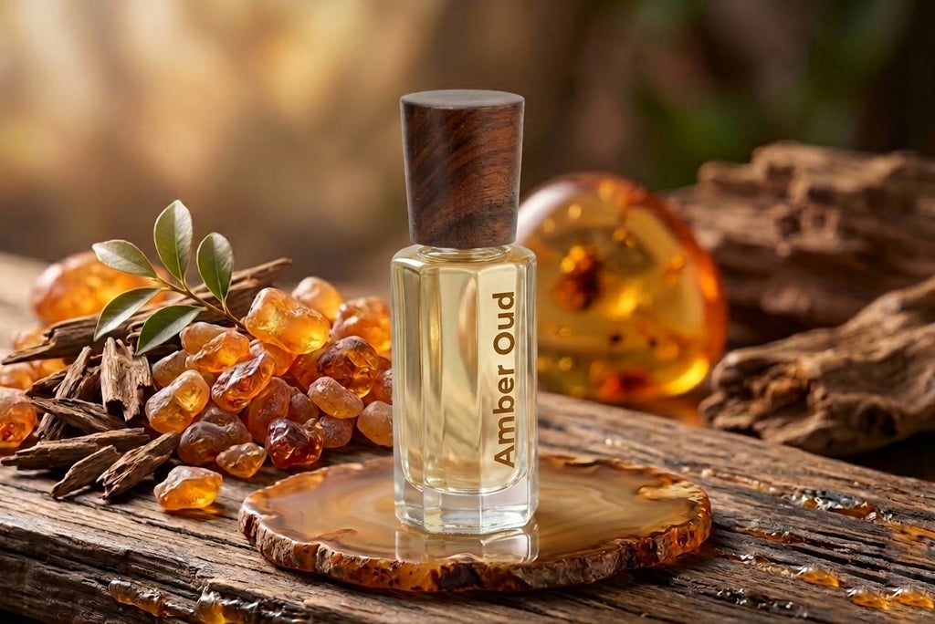 Amber Oud Attar: A Timeless Blend of Resinous Amber & Deep Woody Oud