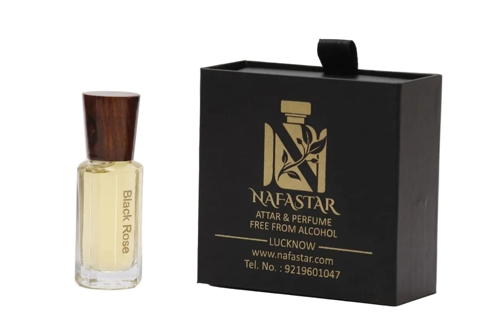 Nafastar Black Rose Attar | Dark, Floral & Long-Lasting Premium Fragrance for Him & Her