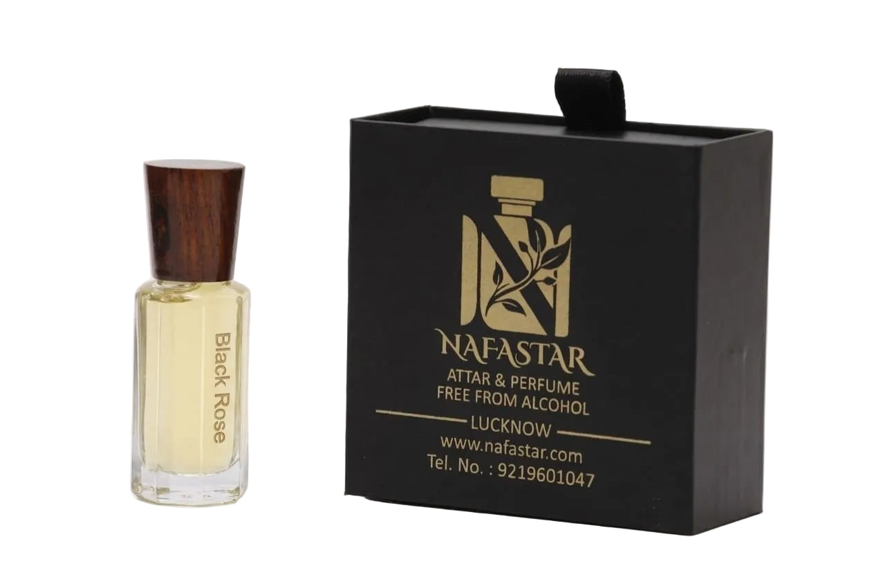 Nafastar Black Rose Attar | Dark, Floral & Long-Lasting Premium Fragrance for Him & Her