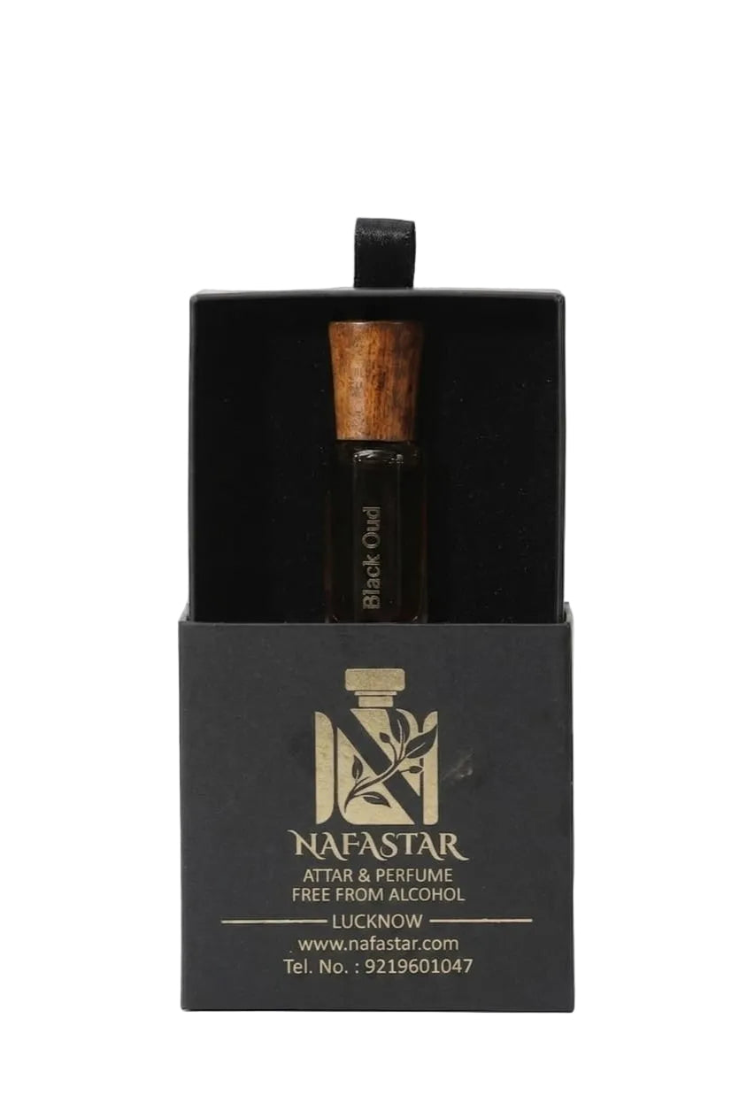 Nafastar Black Oud Attar | Intense, Luxurious & Long-Lasting Woody Fragrance