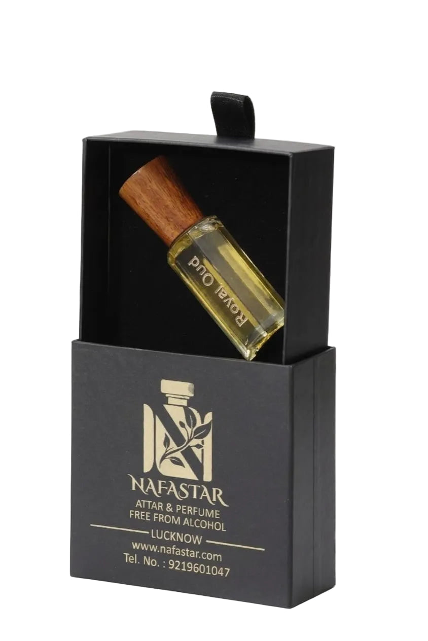 Royal Oud Attar: A Majestic Blend of Sacred Oud Wood & Regal Spice