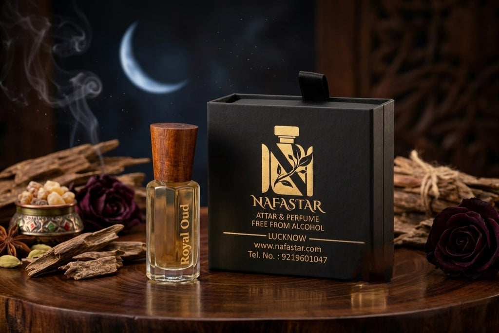 Royal Oud Attar: A Majestic Blend of Sacred Oud Wood & Regal Spice