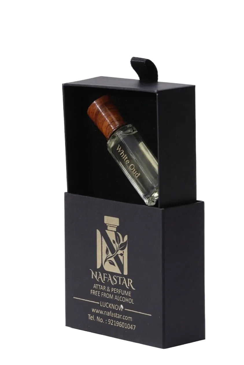 Nafastar White Oud Concentrated Perfume Oil | Fragrance with White Musk & Woody Notes