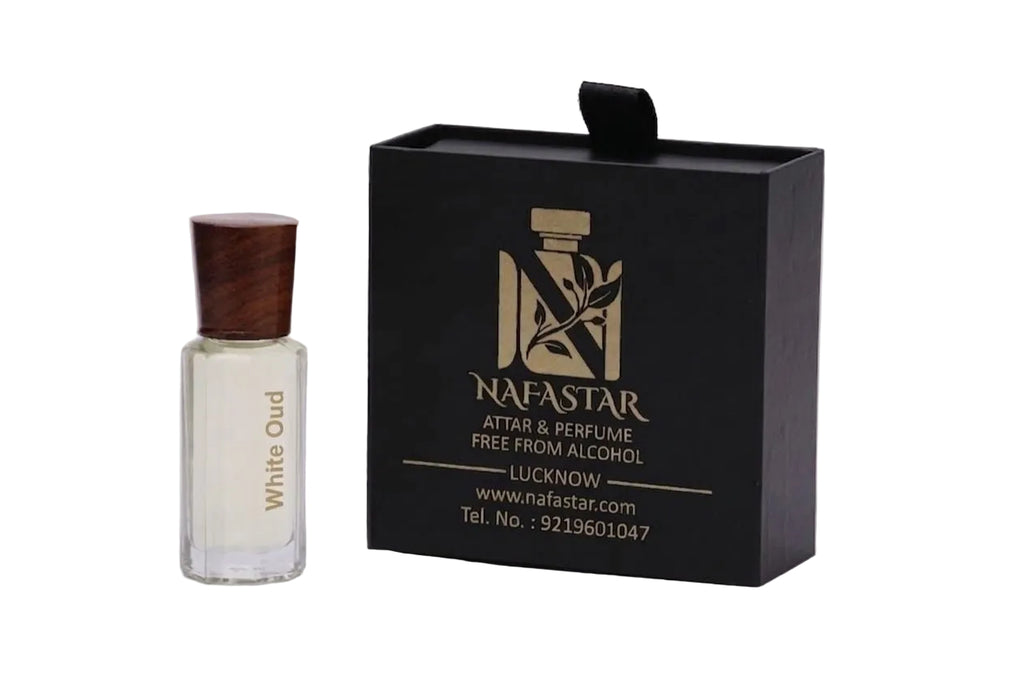 Nafastar White Oud Concentrated Perfume Oil | Fragrance with White Musk & Woody Notes