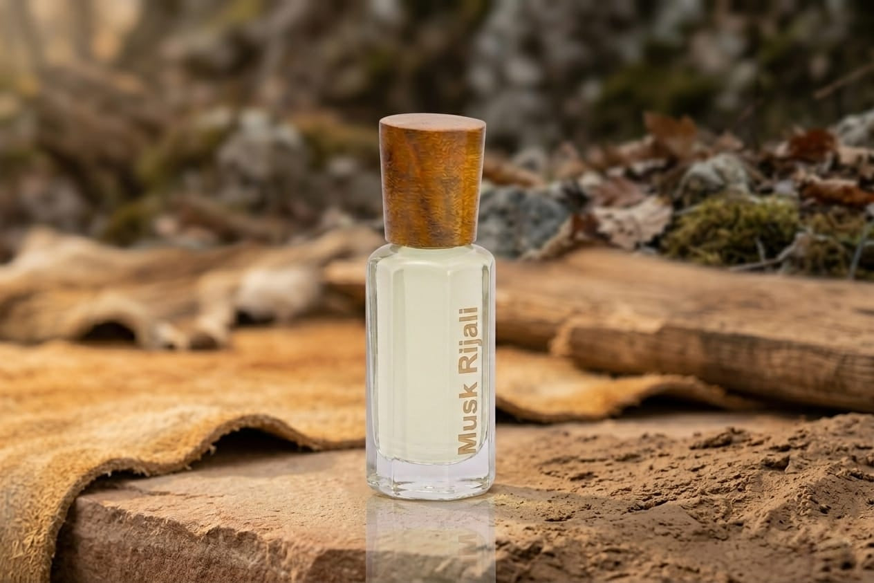 Nafastar Musk Rijali Attar | Intense Masculine Perfume Oil | Bold, Earthy & Sophisticated Signature Scent
