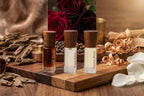 Nafastar Artisan Attar Gift Set | Musk Oud, Black Rose & Sandal Rose | The Heritage Collection