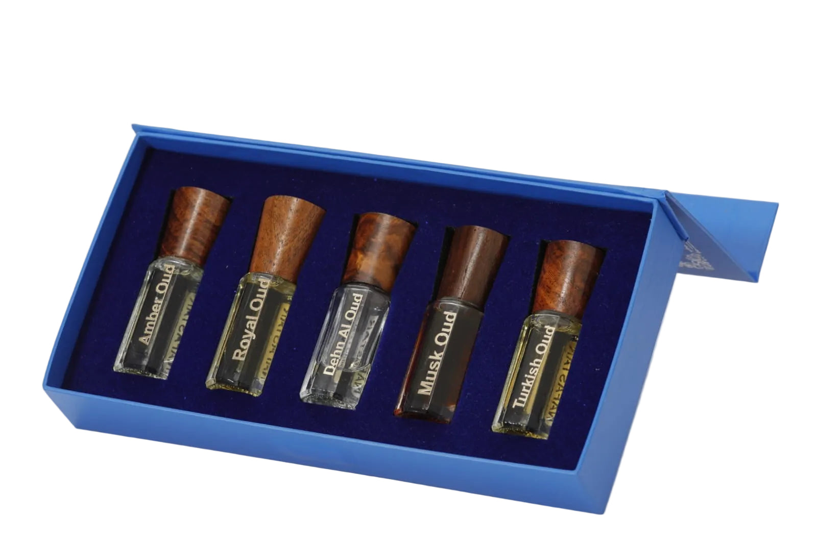 Nafastar Oud Collection | 5-Piece Premium Attar Set | Musk Oud, Amber Oud, Royal Oud, Turkish Oud & Dehn Al Oud