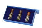 The Nafastar Essentials: Royal Oud, Kashmiri Rose & Musk Malik | 3-Piece Artisan Attar